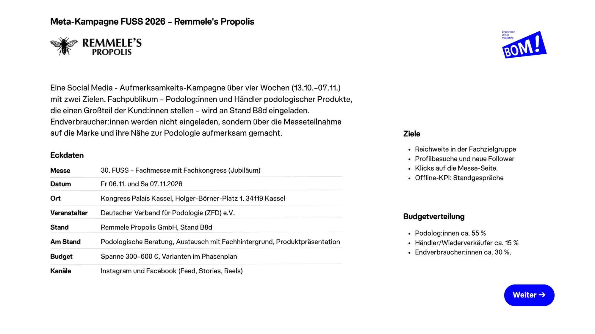 Folie 1 – Überblick und Eckdaten
