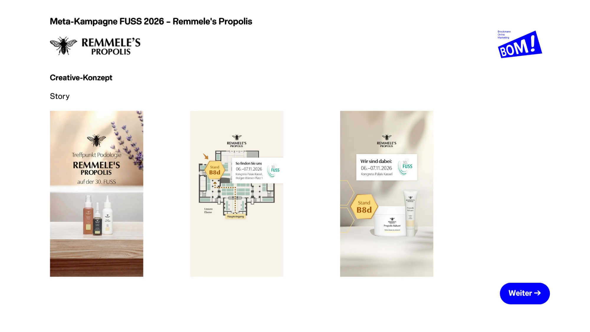 Folie 6 – Creative-Konzept Story